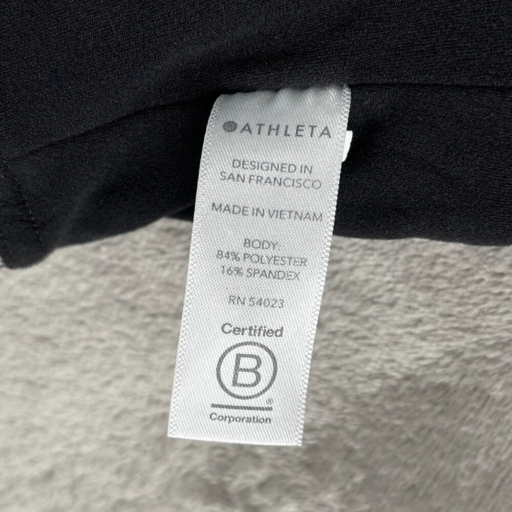 Athleta Elation Glades 7/8 Tight Women's Size S Black Gray Athleisure Gym - Picture 9 of 9